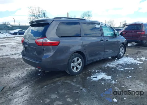 2015 Toyota Sienna Le 8 Passenger from USA, damaged, VIN 5TDKK3DC9FS570500